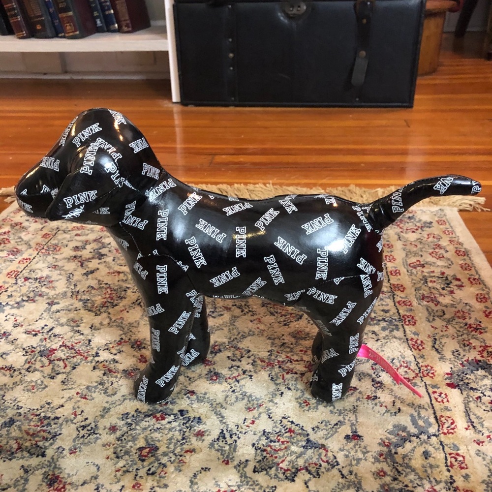 PINK stuffed dog